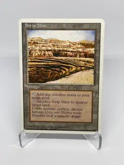 1995 Magic: The Gathering - 4th Edition Strip Mine - Image 1