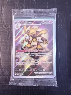 Pokemon TCG Alakazam 009 Black Star Promo Card SEALED NM - Image 1