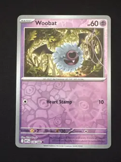 Woobat 36/86 Reverse Holo White Flare -Near Mint- Pokemon TCG - Image 1