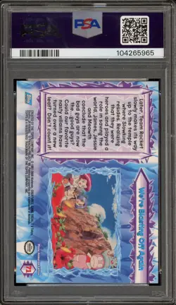 Pokemon Topps We're Blasting Off Again Movie 2000 Foil #71 PSA 10 Gem Mint - Image 2