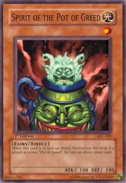 Invasion of Chaos #IOC-009 Spirit of the Pot of Greed UN - Image 1