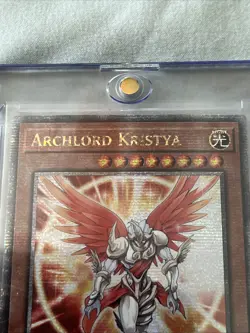 * ARCHLORD KRISTYA * 1ST EDITION QUARTER CENTURY SECRET RARE VASM-EN048 YUGIOH! - Image 2