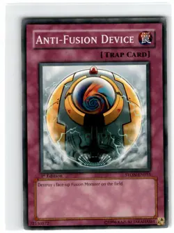 Yu-Gi-Oh! Anti-Fusion Device Common STON-EN055 Moderately Played 1st Edition - Image 1