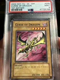 Curse of Dragon SDY-008 Starter Deck: Yugi-1st Edition PSA 9 - Image 1