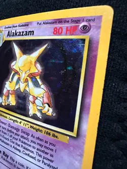 Pokemon Card - Alakazam Holo 1/102 Base Set WOTC 1999 - NM-LP - Image 3