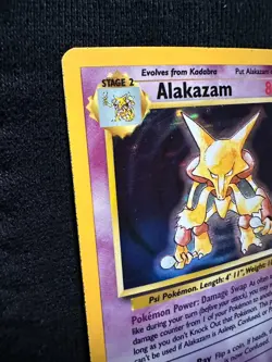 Pokemon Card - Alakazam Holo 1/102 Base Set WOTC 1999 - NM-LP - Image 4