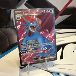Pokemon TCG Salamence EX Ultra Rare Holo Card 177/159 Sv09: Journey Together - Image 1