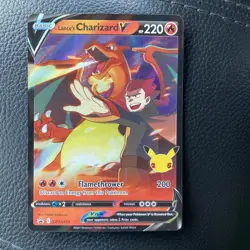 Pokemon TCG Lance's Charizard V Normal Card SWSH133 Sword & Shield Promo NM - Image 1