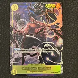 Charlotte Katakuri OP03-123 Alt Art SEC One Piece Card Game TCG English Mint Ccg - Image 1