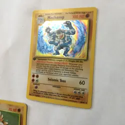 Vintage Pokemon Card Holo Rare Lot Base Set 1st Edition 90s Ken Sugimori Art Lot - Image 2