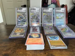 6x Pokemon Graded Card Lot W/Mega Evolutions Rev Holos & Holos Lot And Some EX’s - Image 1