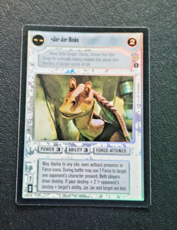Star Wars CCG Reflections III 3 Foil Jar Jar Binks (LP Collectible Card Game) - Image 2