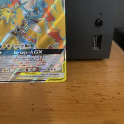 Pokemon TCG Moltres Zapdos Articuno GX Hidden Fates Holo Ultra Rare Card 66/68 - Image 5