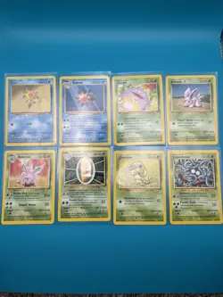 Pokemon Vintage Lot In French. 32 Cards No Duplicates. Base Set WOTC 1999 LP-NM - Image 2