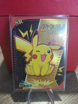 Pokemon Pikachu SR KDJL-SR-001 Chinese Pocket Eif Baby Claw Machine Card Pika - Image 1