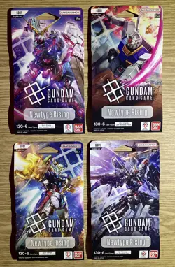 Gundam Card Game Booster Packs (GD-01 Newtype Rising) (All 4 Artworks!!) - Image 1