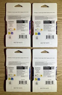 Gundam Card Game Booster Packs (GD-01 Newtype Rising) (All 4 Artworks!!) - Image 2