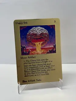 Chaos Orb Metal MAGIC Card-Collectible Gift Display - Image 1