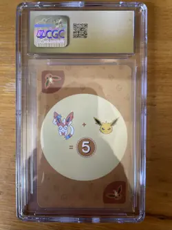 CGC 10 Pristine Flareon Point Salad Eevee Edition Korean Pokemon Card - Image 2