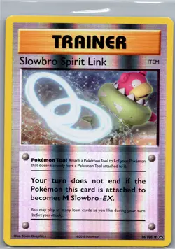 Slowbro Spirit Link 86/108 Reverse Holo XY - Evolutions - Pokemon Card - NM - Image 1
