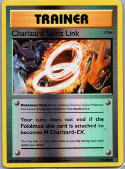Charizard Spirit Link 75/108 Reverse Holo XY - Evolutions - Pokemon Card - NM - Image 1
