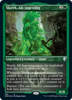 MTG Slurrk, All-Ingesting - Foil Etched, Commander Legends, Lightly Played, Engl - Image 1