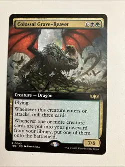 Colossal Grave-Reaver (Extended Art) Commander: Tarkir: Dragonstorm Regular - Image 1
