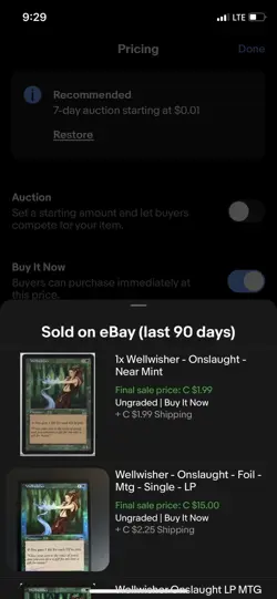 Magic The Gathering Onslaught Wellwisher 300/350 - Image 2