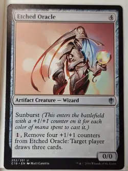 Etched Oracle - Commander: 2016 - Magic the Gathering MTG Nice! - Image 1