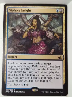 Siphon Insight - Innistrad: Midnight Hunt - Magic the Gathering MTG Nice! - Image 1