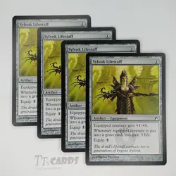 Sylvok Lifestaff 209/249 x4 Playset 4x SOM Magic the Gathering Scars of Mirrodin - Image 1