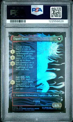 2025 MTG FINAL FANTASY #0323 ESPER TERRA/TERRA, MAGICAL ADEPT PSA 10 - Image 2