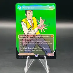Peter Parker (0232) (Borderless) - Marvel's Spider-Man (SPM) Magic The Gathering - Image 1