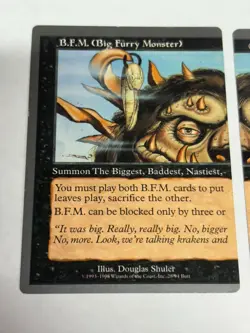 B.F.M. (BIG FURRY MONSTER) UNGLUED MTG NM Free shipping with tracking - Image 2