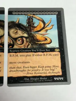 B.F.M. (BIG FURRY MONSTER) UNGLUED MTG NM Free shipping with tracking - Image 3