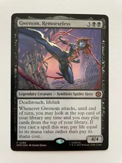 MTG Gwenom, Remorseless FOIL 0286 SPM - Image 1