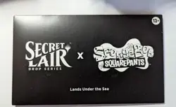 1x Lands Under The Sea SpongeBob Square Pants Secret Lair Sealed x1 - Image 1