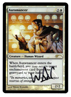Auramancer WPN & Gateway Promos Foil signed by artist Wayne Reynolds! - Image 1
