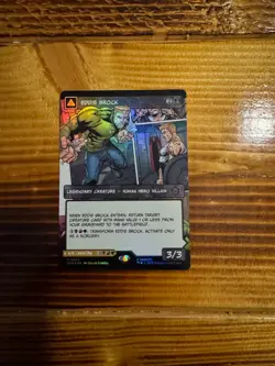 MTG Marvel's Spider-Man Eddie Brock #224 Borderless Foil LP/NM - Image 1