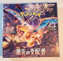 Pokemon Japanese Ruler of the Black Flame sv3 Booster Box Sealed - Image 1