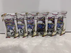 Pokemon TCG Factory Sealed Blister Set (6) Sword & Shield: Lost Origin Packs - Image 1