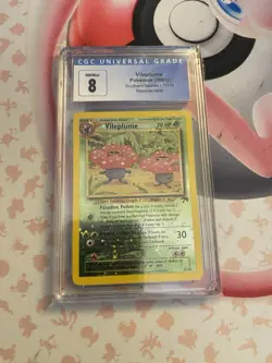 Pokemon Vileplume 17/18 Reverse Holo Southern Islands English CGC 8 - Image 1