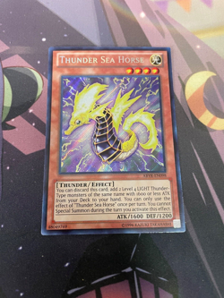 YUGIOH - THUNDER SEA HORSE - SECRET RARE - ABYR - UNLIMITED - NM - Image 1