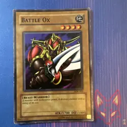* Yu-Gi-Oh! - MP - Battle Ox - SDK-005 - Vintage English (US Seller) - Image 1