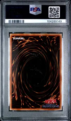 2004 YU-GI-OH! JPN SOUL OF DUELIST #JP008 HORUS THE BLACK FLAME DRAGON LV8 PSA 9 - Image 2
