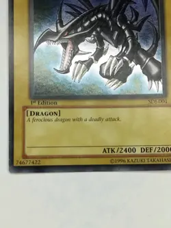 Yu-Gi-Oh! TCG Red-Eyes Black Dragon SDJ-001 Ultra Rare 1st Edition MP - Image 4
