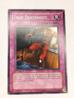 Yu-Gi-Oh! TCG Trap Dustshoot PGD-049 1st Edition Near Mint - Image 1