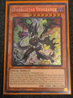Yu-Gi-Oh! Diabellstar Vengeance ALIN-EN011 Secret Rare NM - Image 1