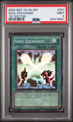2002 Yu-Gi-Oh! Soul Exchange SDY-041 1st Edition Super Rare - Image 1