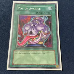 Pot of Avarice SD10-EN030 Common 1st Edition Yugioh - Image 1